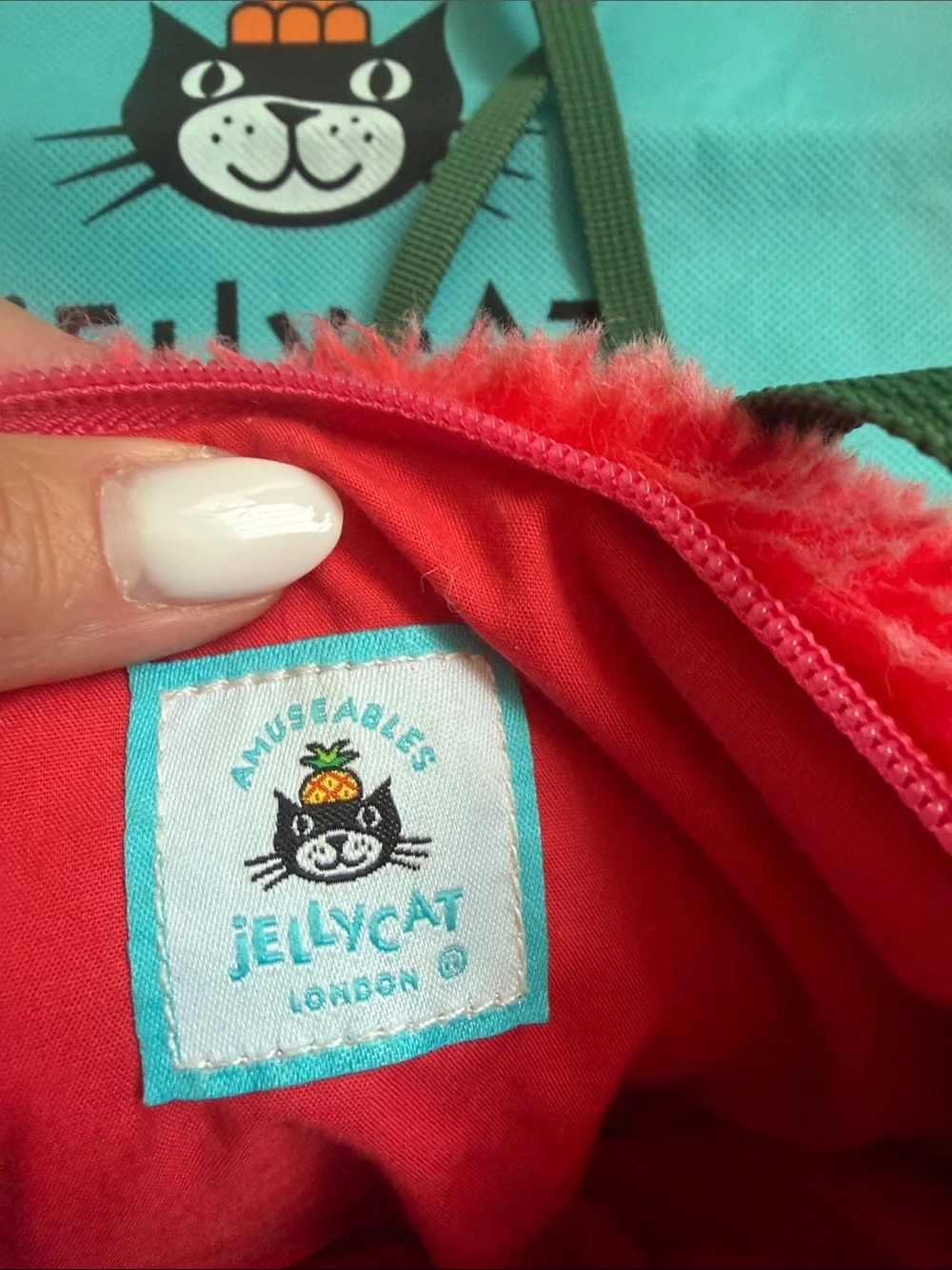 Jellycat Watermelon Plush Bag